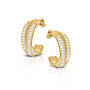 the dazzling hoop earrings UK DEZHE a main