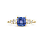 elite edition aaa tanzanite and diamond limited edition ring UK EEGTR b two