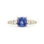 elite edition aaa tanzanite and diamond limited edition ring UK EEGTR b two