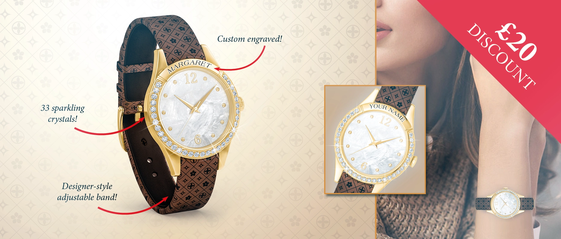 Personalised Ladies Watch