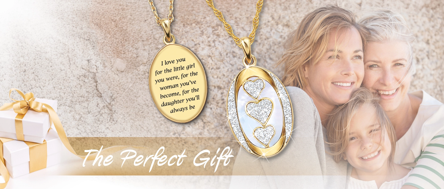 For the Daughter You’ll Always be Diamond Pendant